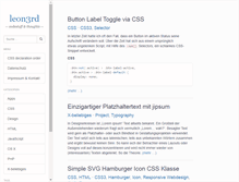 Tablet Screenshot of leonerd.de